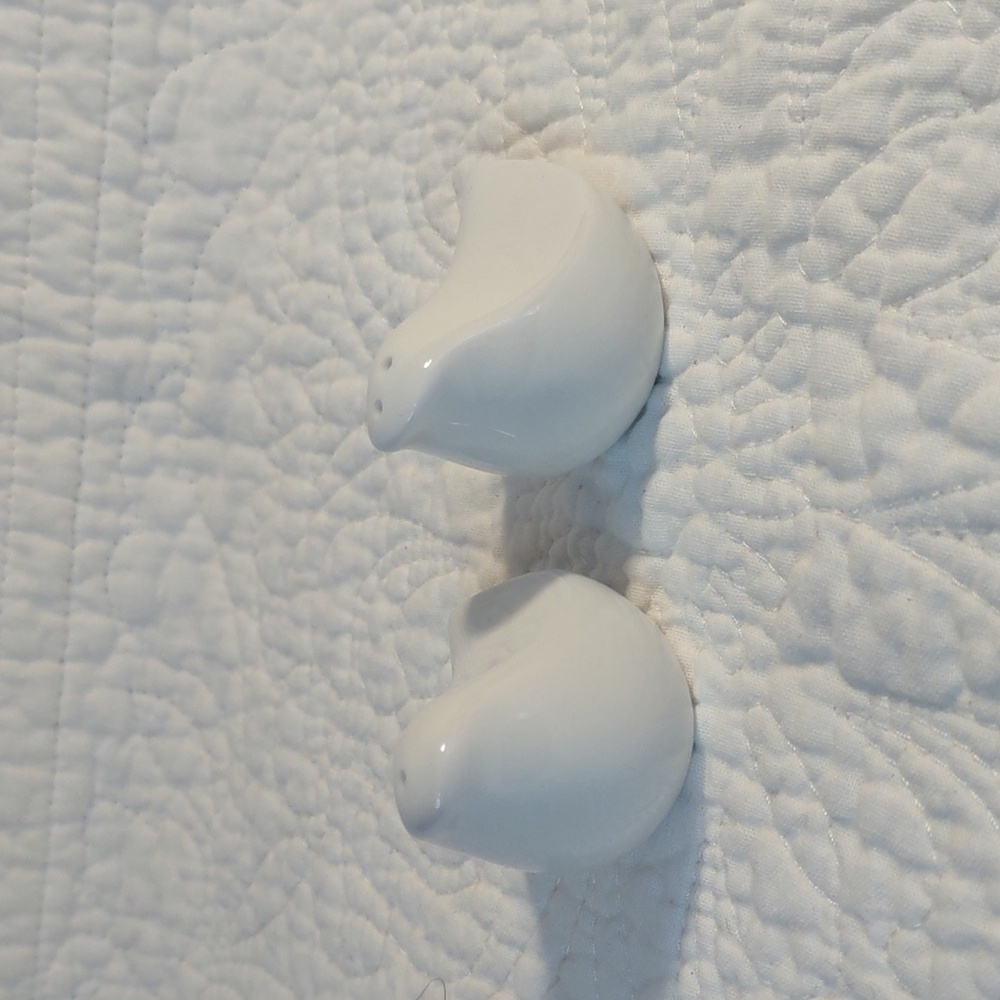 Weddingstar Porcelain Lovebirds Salt and Pepper Shakers Set